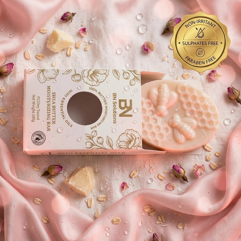 BN Solutions Shea Butter Moisturizing Bar